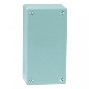 Black IP42 Ribbed Box 195x110x60mm