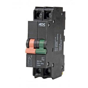 20A 1 Pole + N 4.5kA D-Curve Mini Rail MCB