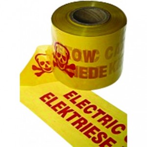 PVC Warning Tape Skull And Crossbones 500M Roll
