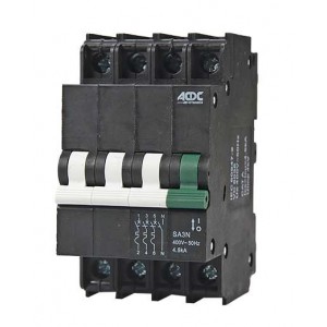40A 3-Pole + N 4.5kA C Curve Mini Rail MCB