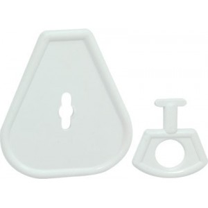 Child Protection Three Pin Plug Cover - 4 Pack