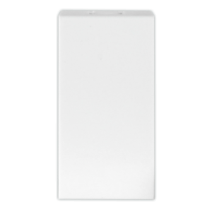 BLANK COVER PLATE 1M WHITE (22.5x45mm) ORION