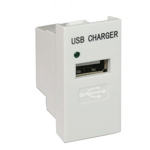 USB Charging Socket 1M (22.5 x 45 mm) 5V 1A