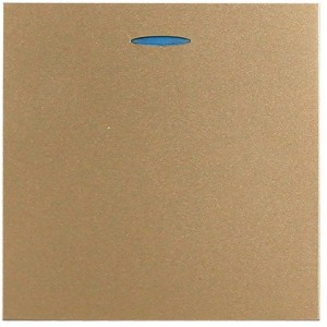 Orion Champagne 2M Two Way 16A Single Switch (45x45mm)