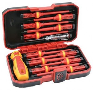13 PC VDE Interchangeable Screwdriver Set