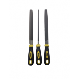 8' File Set. Flat-half Round- Round