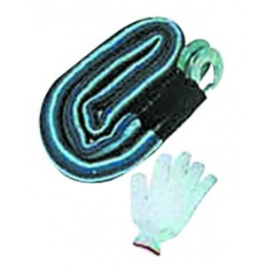 2.5M Booster Cable Set - 300A with Glove and Tow Rope