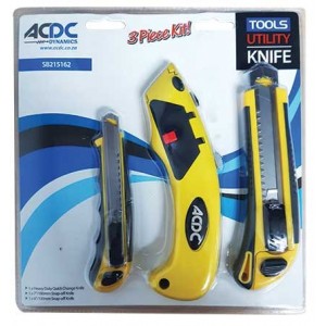 3-Piece Utility Knife Set