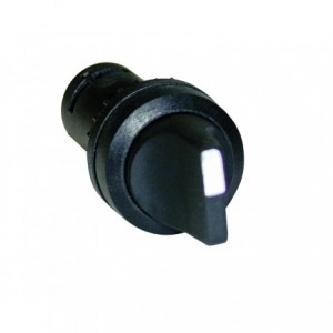 Black Economy 2 Position Selector Switch Maintained 2 N/O 22mm