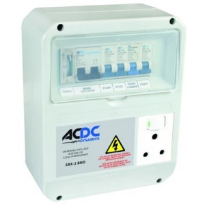 Sw Pool Box INDOOR- SOCKET- 120VA TRF- Timer With Reserve