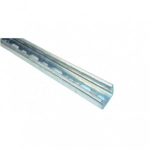 Slotted Channel 41 x 41 mm 3m Length Galvanised
