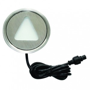 Yellow IP67 Triangular LED Light for Floor- Stair- and Deck
