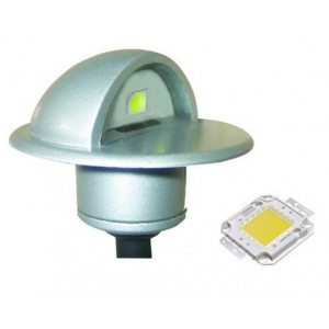 Surface Mount LED Wash Light 24mm Diameter Yellow IP65