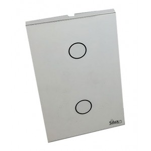 Silux Touch Lamina 2 Way Wireless Switch Plate C/W PSU
