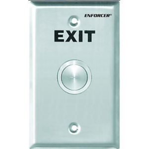5A Exit Pushbutton with Stainless Steel Face Plate IP65