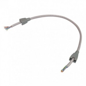 CAT5E NETWORK LEAD GREY OPEN ENDED WITH BOOTS 1:1 300mm TBA