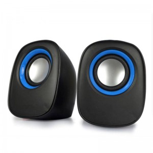 TUFF-LUV X2 USB Powered Mini Compact Stereo Speakers with 3.5mm Audio Input