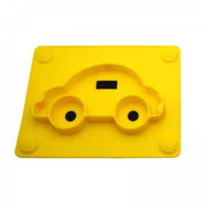 Silicone Plate for Baby - Car