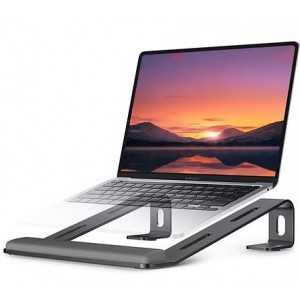 Tuff-Luv - Ergonomic Aluminum Alloy Laptop Elevator Stand with Silicone Pads - 11" - 17" Laptops -