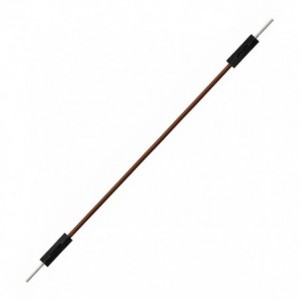 JUMPER LEAD BROWN PLUG-PLUG - 100mm LONG ME18-010-02-PP-BROWN
