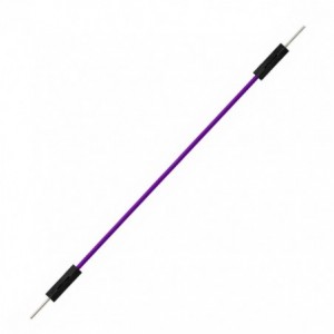 JUMPER LEAD PURPLE PLUG-PLUG - 100mm LONG ME18-010-02-PP-PURPLE
