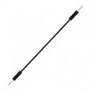 JUMPER LEAD BLACK PLUG-PLUG - 100mm LONG ME18-010-02-PP-BLACK