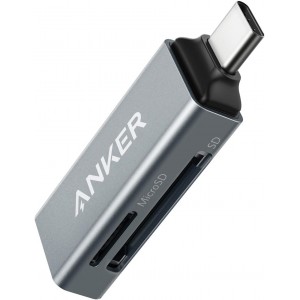 Anker SD Card Reader 2-in-1 USB C Dual Slot for SD / Micro SD Cards