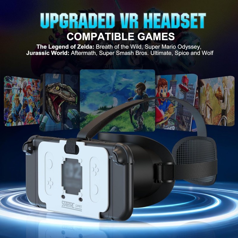 VR Headset for Nintendo Switch 2 (2025) with Adjustable HD Lenses