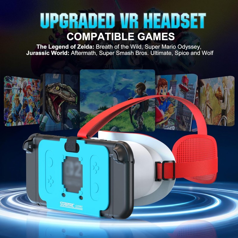 VR Headset for Nintendo Switch 2 (2025) with Adjustable HD Lenses