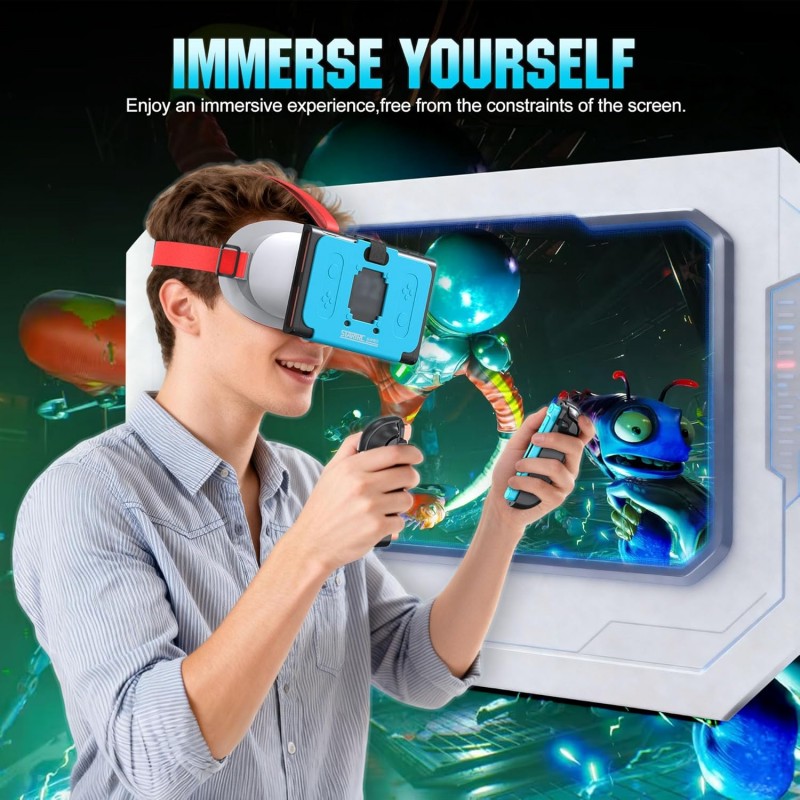 Nintendo Switch PS VR VR Headset for Nintendo Switch 2 (2025) with Adjustable HD Lenses