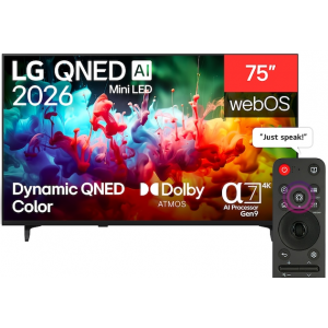 LG 75 Inch QNED70B6T QNED AI Mini LED 4K Smart TV