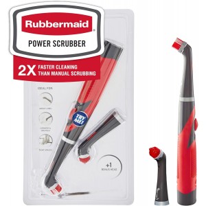 Rubbermaid Reveal Power Scrubber- Cordless Electric- Multi-Purpose &amp; Grout Head
