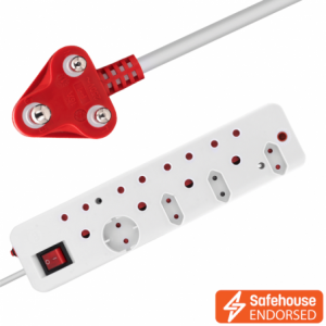 Ellies 8 Way Medium Surge Multiplug 0.5M