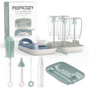 Momcozy Bottle Brush Set - 7-in-1 Baby Bottle Cleaner Kit