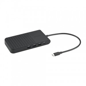 Kensington - UH1500P EQ USB-C - 5Gbps Triple Video Driverless Mobile Dock- 9-in-1 design with 2 x HDMI 1 X Display Port  3 x USB-A Ports 2 x USB-C Ports - 85 Watt Power Delivery - Black