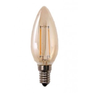 Dimmable 230VAC 4W Long Candle LED Lamp E14 2200K