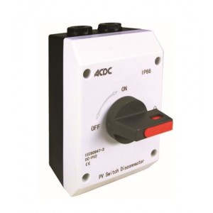 32A 1200VDC 4P Enclosed DC Isolator (DC21B) With MC4