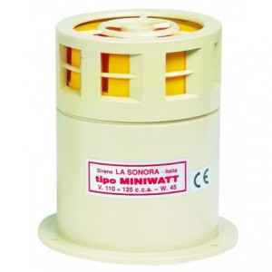 SIREN 230VAC/DC 90dB IP44