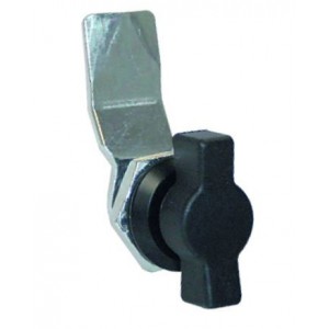 Wingnut Panel Lock 22.5MM Black Zinc Alloy