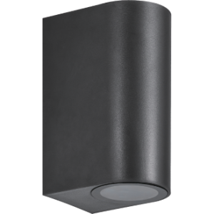 230VAC 2X7W Max GU10 LED Wall UP/DOWN Light Plastic Black