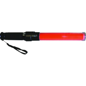 Rechargeable LED Police Baton - Red