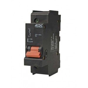 63A 1 Pole 6kA D-Curve Mini Rail MCB 26mm Width