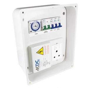 Sw Pool Box W/PROOF 120VA TRF- SOCKET- Timer With Reserve