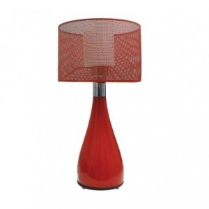 E27 Red Base Red Shade Light Fitting