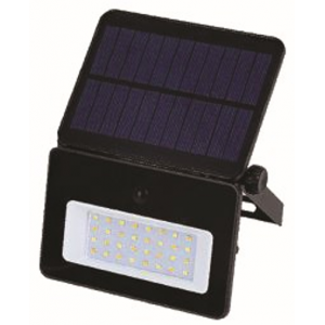 Solar CCT LED Flood Light 16W 1600LM 3000mAh with PIR