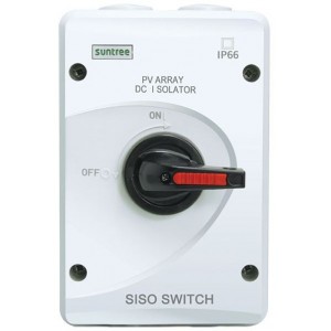 32A 600VDC / 13A 1000VDC PV Switch Disconnector 2-Pole