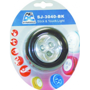 White 3 LED Stick and Touch Light
