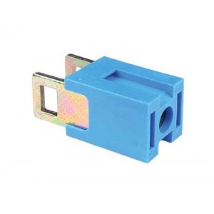 Terminal C/W Ins. Cap - Blue Neutral 35mm