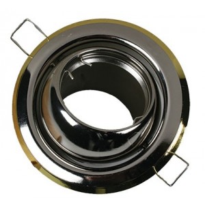 Chrome/Gold 97mm Ball Downlight MR16