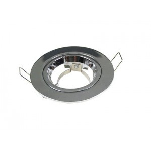 Chrome Zinc Alloy Fixed Downlight